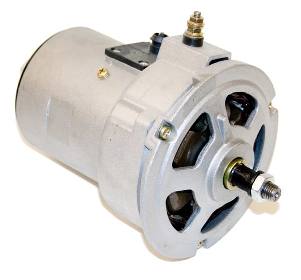 So. Cal. Classic VW Parts New 75 Amp Alternator, Natural Aluminum Finish