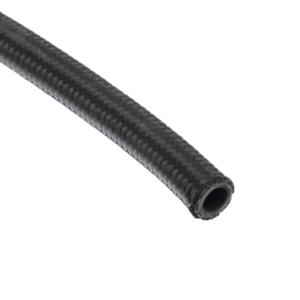 So. Cal. Classic VW Parts -6 Black Braided Nylon Steel Reinforced Rubber Hose