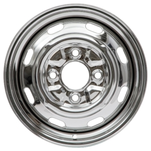 So. Cal. Classic VW Parts Chrome Mangle Style Wheel, 15″ x 4.5″, 4 x 130mm Lug Pattern