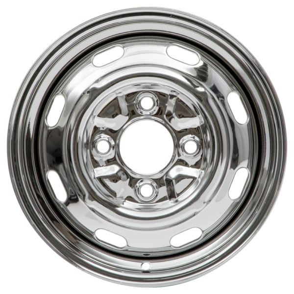 So. Cal. Classic VW Parts Chrome Mangle Style Wheel, 15″ x 4.5″, 4 x 130mm Lug Pattern