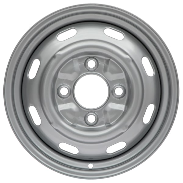 So. Cal. Classic VW Parts Silver Mangle Style Wheel, 15" x 4.5", 4 x 130mm Lug Pattern