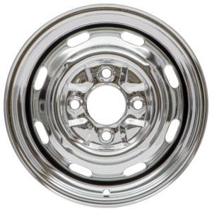 So. Cal. Classic VW Parts Chrome Mangle Style Wheel, 15″ x 5.5″, 4 x 130mm Lug Pattern