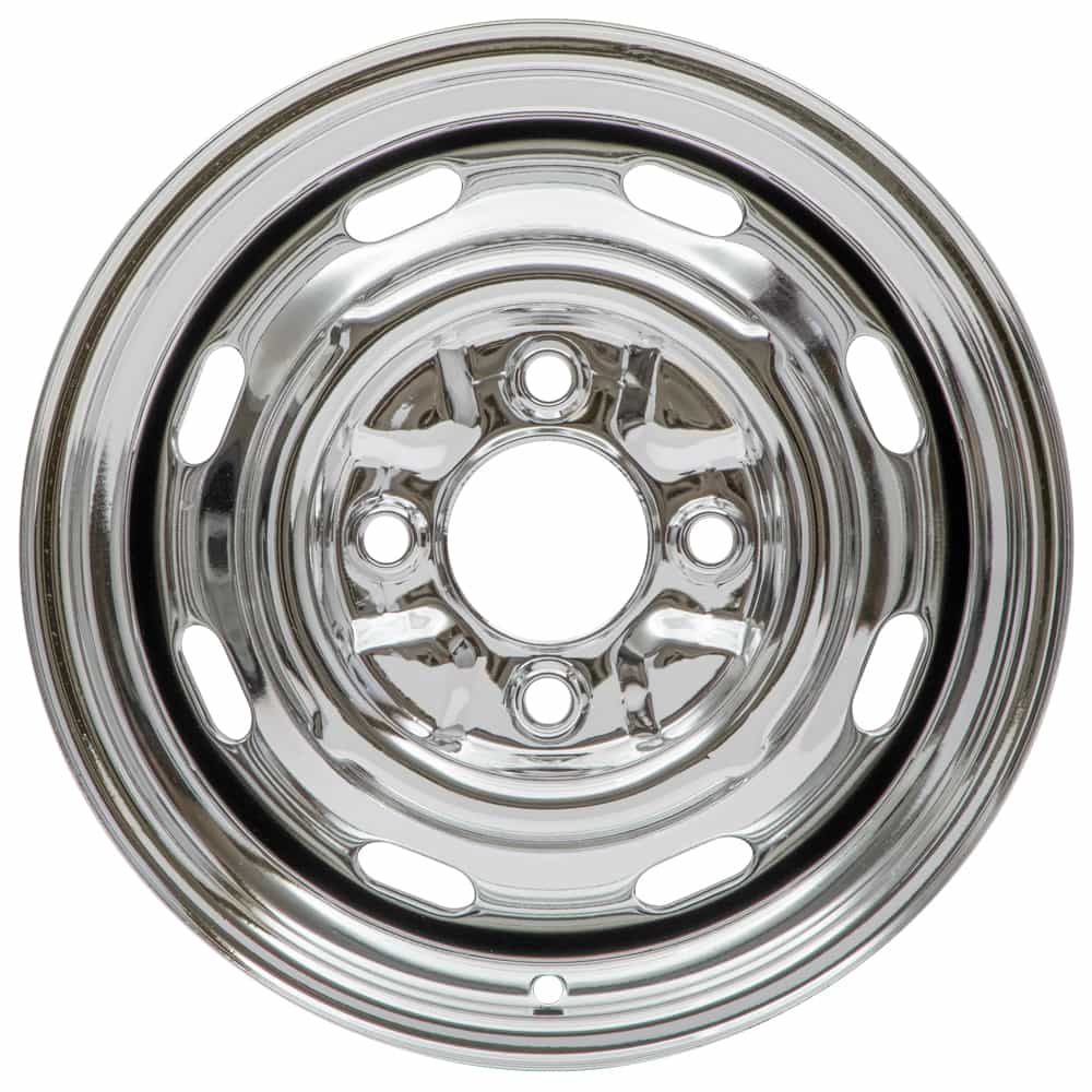 安い割引 Chrome Pattern Lug 130mm x 4 5.5″, x 15″ Wheel, Style Mangle アクセサリー