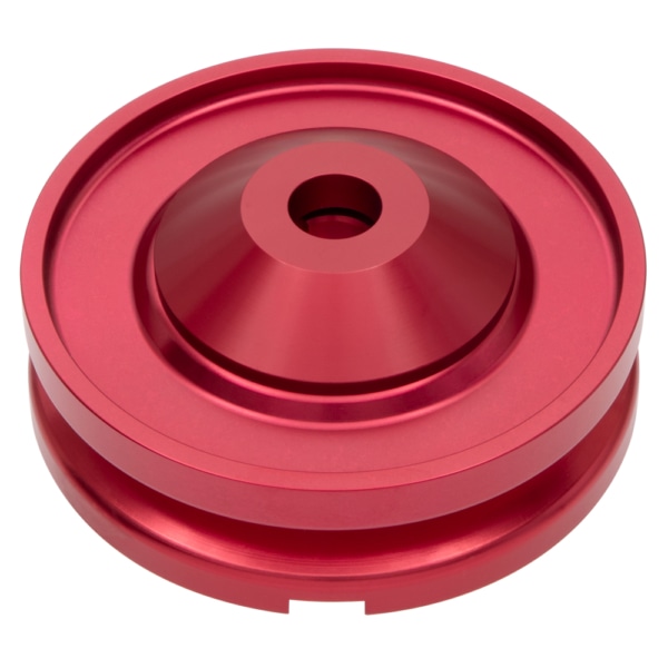 So. Cal. Classic VW Parts Red Billet Aluminum 12 Volt Alternator / Generator Pulley, fits ’50-’79 Bug, Ghia, Super Beetle, Thing & ’50-’71 Bus