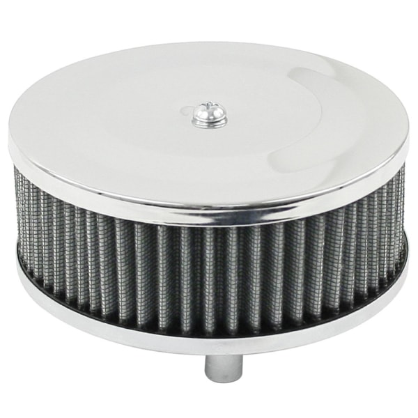 So. Cal. Classic VW Parts EMPI Chrome Air Cleaner Assembly, 3" Tall, fits Stock VW Carb