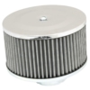 So. Cal. Classic VW Parts EMPI Chrome Air Cleaner Assembly, 4" Tall, fits Stock VW Carb