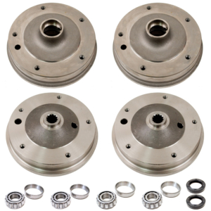 So. Cal. Classic VW Parts Brake Drum Kit, Wide 5 VW Pattern - 5 x 205mm, Brazilian Drums fits '58-'65 Bug & Ghia