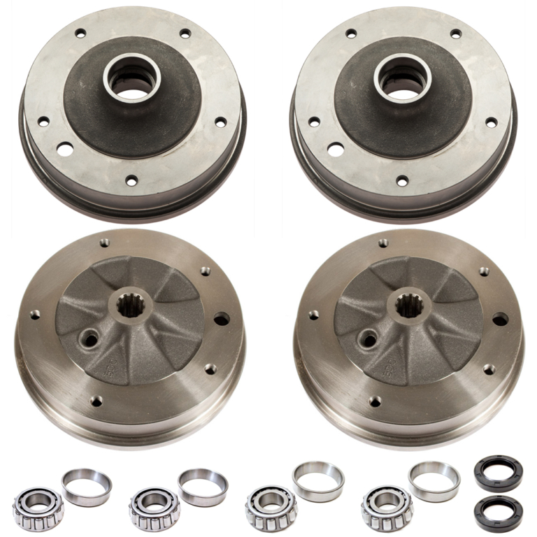 Brake Drum Kit, Wide 5 VW Pattern with 5 x 205mm Italian Drums, fits