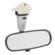 So. Cal. Classic VW Parts Rear View Mirror with Light & Mounting Base, fits '68-'79 Convertible Bug, Ghia & Super Beetle