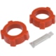 So. Cal. Classic VW Parts Bugpack Adjustable Spring Plate Red Urethane Knobby Bushing, 2” I.D.