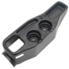 So. Cal. Classic VW Parts TMI Center Console, Black Vinyl with Black Boot, fits '54-'64 Bug