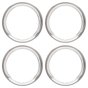 So. Cal. Classic VW Parts Stainless Steel Beauty Rings, fits 15” Steel Wheels