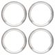 So. Cal. Classic VW Parts Stainless Steel Beauty Rings, fits 15” Steel Wheels