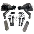 So. Cal. Imports Classic VW Parts - So. Cal. Imports Classic VW Parts - Dropped Drum Brake Spindle Assemblies with German King & Link Pins, fits 1949-1965 Bug & Ghia