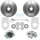 So. Cal. Classic VW Parts No Hassle Front Disc Brake Kit, Zero Offset, VW Wide 5 Pattern - 5 x 205mm, fits '53-'65 Bug & Ghia Stock Drum Spindles