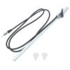 So. Cal. Classic VW Parts Retractable Antenna with Chrome Base, fits ’67-’79 Bug, Super Beetle & '62-'73 Type 3