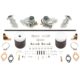 So. Cal. Classic VW Parts Weber Dual 34 ICT Carburetor Kit with Hex Bar Linkage & Air Cleaners, fits Upright Fan Shroud Motors with Single Port Heads
