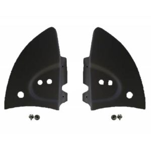 so. cal. VW Quarter Hinge Covers, Black