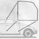 So. Cal. VW - Door Seal, Passenger Side, German, fits 1950-1966 Beetle