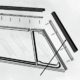 So. Cal. VW Seals, windshield post to vent frame, Convertible Bug, 1950-1964