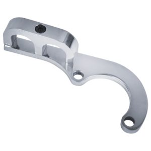 So. Cal. VW Parts - Oil hose bracket, polished aluminum