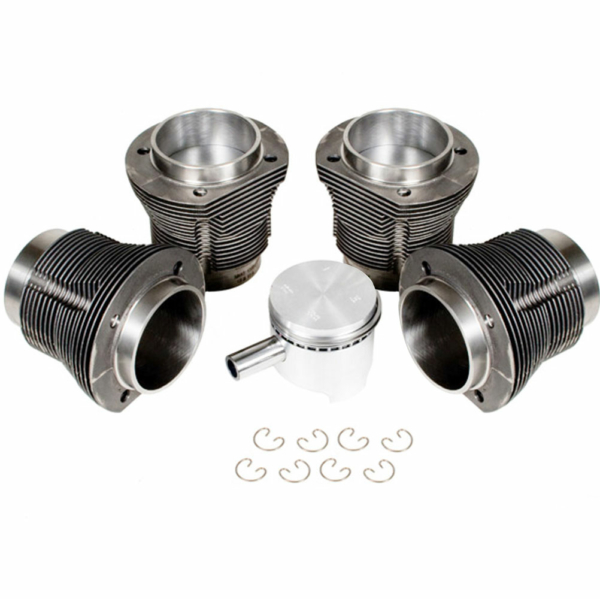 So. Cal VW Parts - Piston and cylinder kit, 85.5mm, cast pistons, 1.5, 1.6, Set of 4