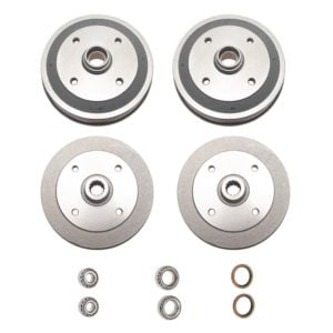 So. Cal. Classic VW Parts - Drum Brake Kit, 4-Lug 4 x 130 VW Pattern, with Italian Drums, fits 1968-1977 Bug