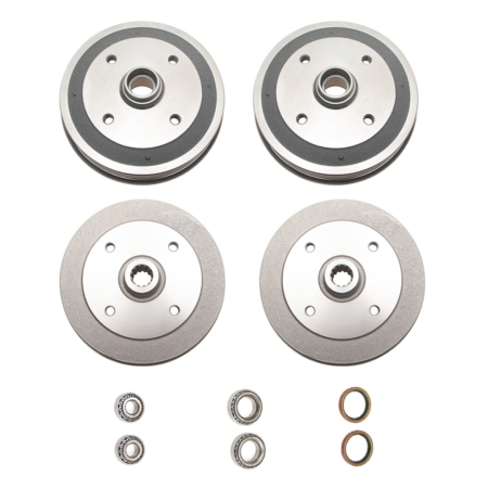 So. Cal. Classic VW Parts - Drum Brake Kit, 4-Lug 4 x 130 VW Pattern, with Italian Drums, fits 1968-1977 Bug