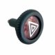 So. Cal. Imports Classic VW Parts - Emergency flasher knob with Red Cap, Bug, Ghia, Super Beetle, Type 3, Thing