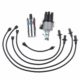 So. Cal. Imports Classic VW Parts - Performance Distributor Kit with Distributor, Chrome Compu-Fire Coil, and Black Wires