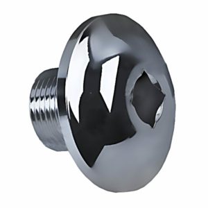So. Cal. Imports Classic VW Parts - Broached Chrome Crank Pulley Bolt