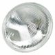 So. Cal. Imports Classic VW Parts - Headlight, H4 Flat Faced Fluted, 12 volt