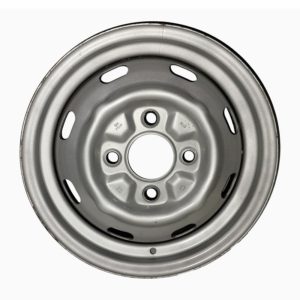 So. Cal. Classic VW Parts - Steel Wheel, VW Factory New Old Stock, 4 lug, 15” x 4.5” wide, Silver fits Bug, Super Beetle, Ghia and Type 3