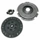 So. Cal. Classic VW Parts - Clutch kit, 210mm for 1700cc type 4, 1972-1974 Bus