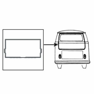 So. Cal. Classic VW Parts - Rear Hatch Seal Fits 1964-1971 Bus