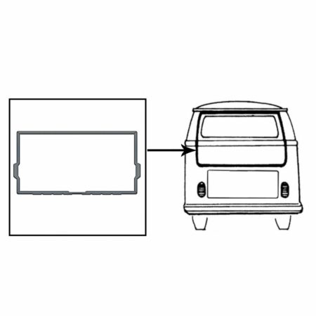 So. Cal. Classic VW Parts - Rear Hatch Seal Fits 1964-1971 Bus