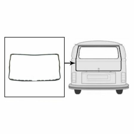 So. Cal. Classic VW Parts - Rear Hatch Seal Fits 1972-1979 Bus