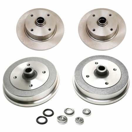 So. Cal. Classic VW Parts - Drum and Disc Brake Kit, 4-Lug 4 x 130 VW Pattern, fits 1968 1/2 -1977 Bug and Ghia