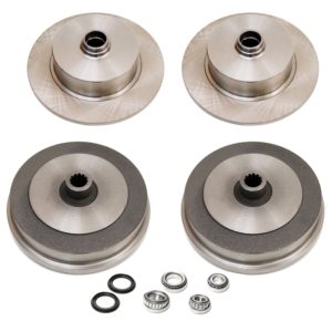 So. Cal. Classic VW Parts - Drum/Disc Kit with Blank, No Lug Pattern, fits 1968 1/2 - 1977 Bug, Ghia, Super Beetle