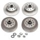 So. Cal. Classic VW Parts - Drum and Disc Kit with Chevy and Ford Pattern, Fits 1968 1/2 -1977 Bug, Ghia, and Super Beetle