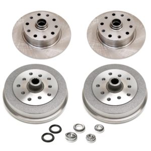 So. Cal. Classic VW Parts - Drum and Disc Kit with Porsche and Bus Pattern Fits 1968 1/2-1977 Bug, Ghia, and Super Beetle