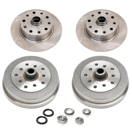 So. Cal. Classic VW Parts - Drum and Disc Kit with Porsche and Bus Pattern Fits 1968 1/2-1977 Bug, Ghia, and Super Beetle