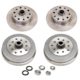 So. Cal. Classic VW Parts - Drum and Disc Kit with Porsche and Bus Pattern Fits 1968 1/2-1977 Bug, Ghia, and Super Beetle