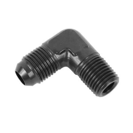 So. Cal. Classic VW Parts - -6 AN Male to 1/4 NPT Male 90º Fitting, Black