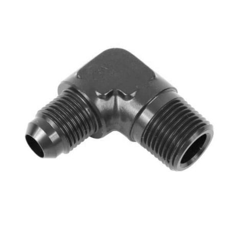 So. Cal. Classic VW Parts - -6 AN Male to 3/8" NPT Male 90º Fitting, Black