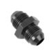 So. Cal. Classic VW Parts - -8 AN Male to -8 AN Male Adapter, Black