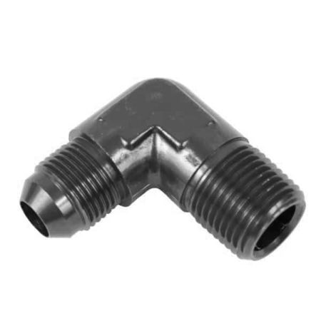 So. Cal. Classic VW Parts - -8 AN Male to 1/2" NPT Male 90º Fitting, Black
