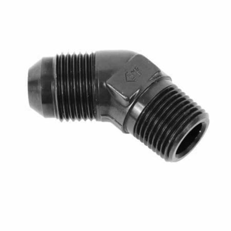 So. Cal. Classic VW Parts - -8 AN Male to 3/8" NPT Male 45º Fitting, Black