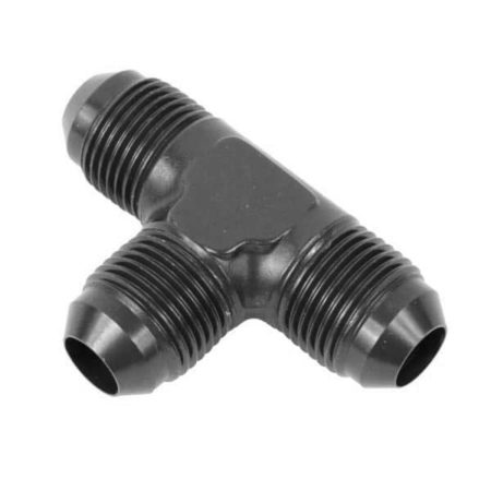 So. Cal. Classic VW Parts - -8 AN Male Tee Fitting, Black