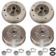 So. Cal. Classic VW Parts - Brake Drum kit, Fits 1968 ½ -1977 Bug and Thing